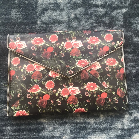 Rebecca Minkoff Handbags - Rebecca Minkoff Leo Saffiano Leather Clutch